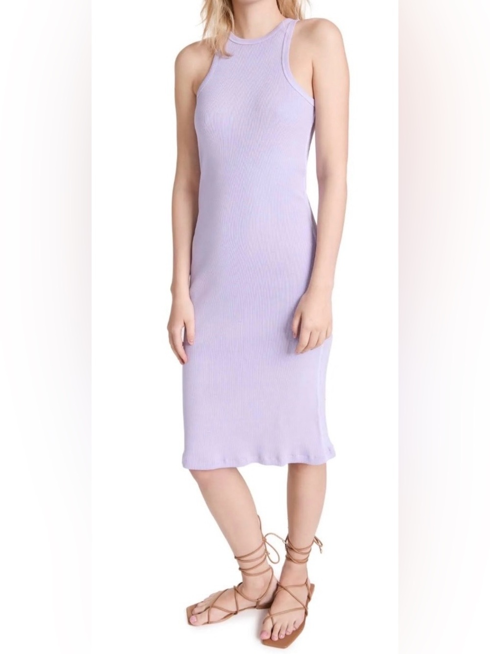 AMO Muscle Tank Dress in "Lilac". Size Large. Excellent condition.